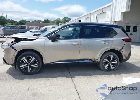 2021 Nissan Rogue Platinum Fwd z USA, uszkodzony, nr VIN JN8AT3DC4MW100952